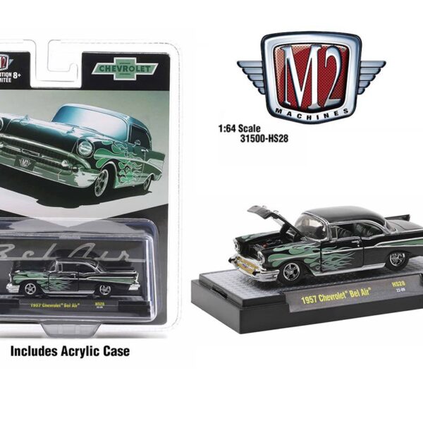M2 Machines 1:64 1957 Chevrolet Bel Air – Hobby Exclusive – Auto-Thentics