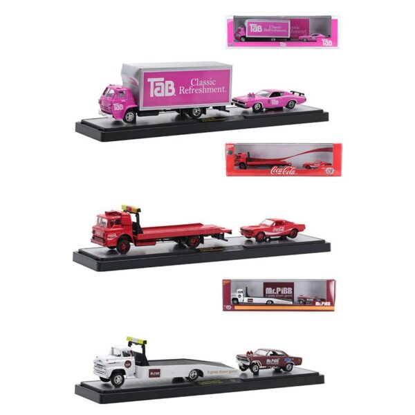 M2 Machines 1:64 Coca-Cola Auto Haulers Release TW15 Assortment