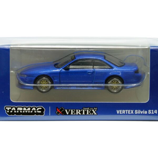 Tarmac Works 1:64 VERTEX Silvia S14 (Blue Metallic)