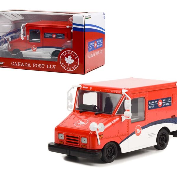Greenlight 1:24 Canada Post Long-Life Postal Delivery Vehicle (LLV) (Red)