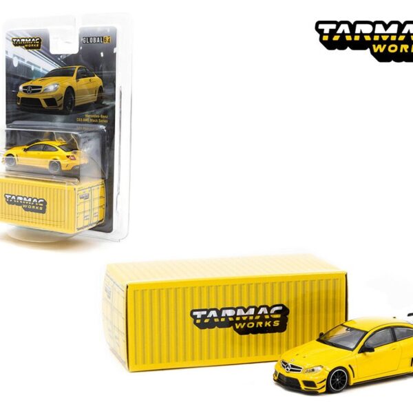 Tarmac Works 1:64 Mercedes-Benz C63 AMG Black Series (Yellow Metallic) – Global64
