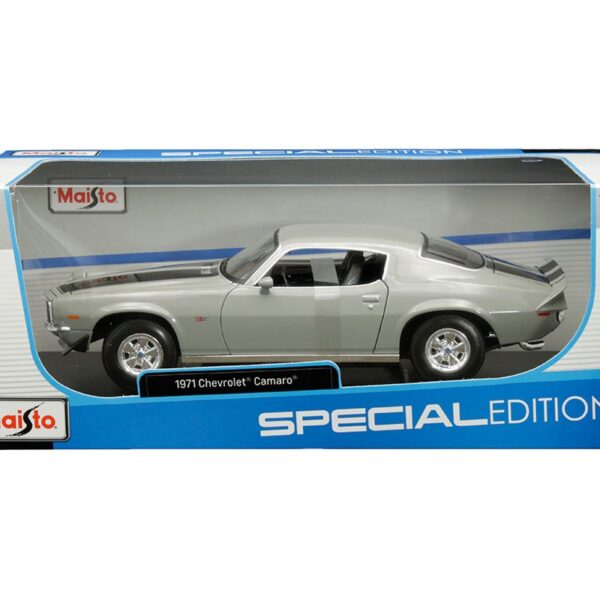 Maisto 1:18 1971 Chevrolet Camaro (Grey) – Special Edition
