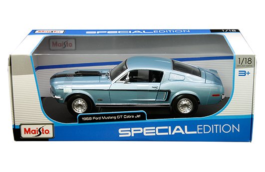 Maisto 1:18 1968 Ford Mustang GT Cobra Jet – Special Edition