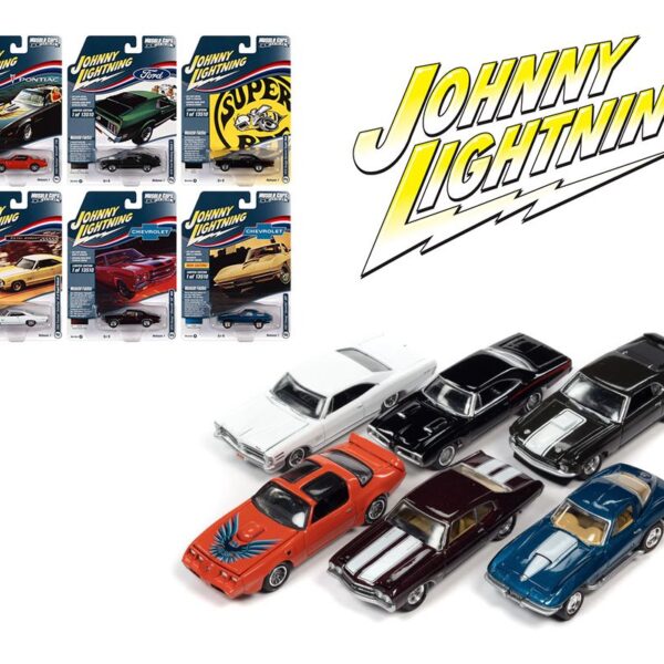 Johnny Lightning 1:64 Muscle Cars USA 2022 Release 1 Version A Assortment