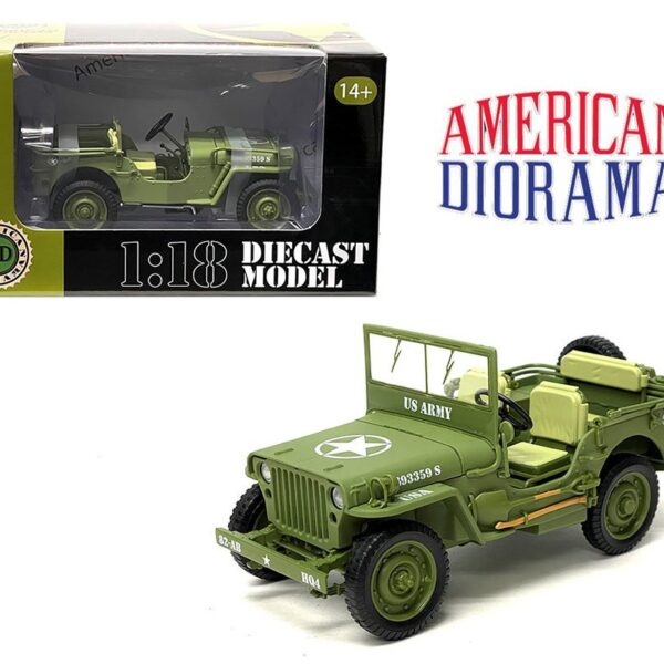 American Diorama 1:18 1/4 Ton US Army Jeep