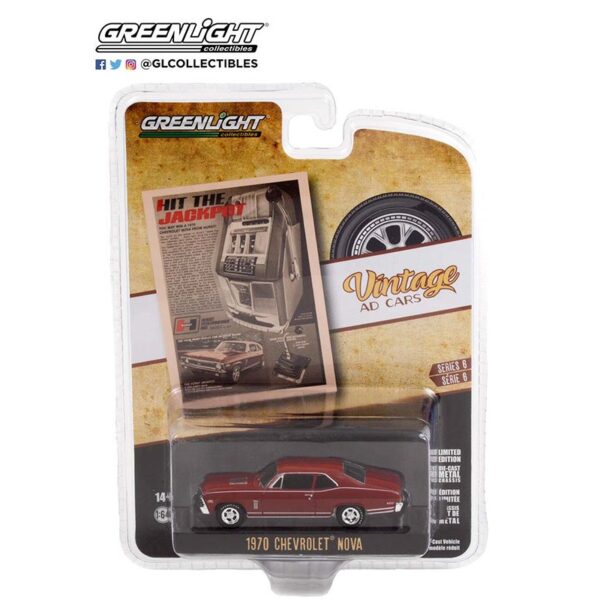 Greenlight 1:64 Vintage Ad Cars Series 6 – 1970 Chevrolet Nova