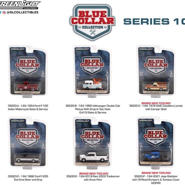 Greenlight 1:64 Blue Collar Collection Series 10 Assortment