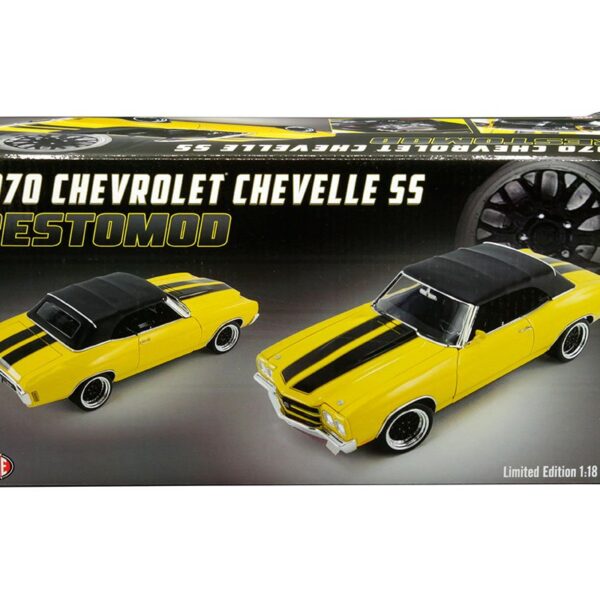 ACME 1:18 1970 Chevrolet SS Restomod (Yellow with black stripes) Limited 1 of 600