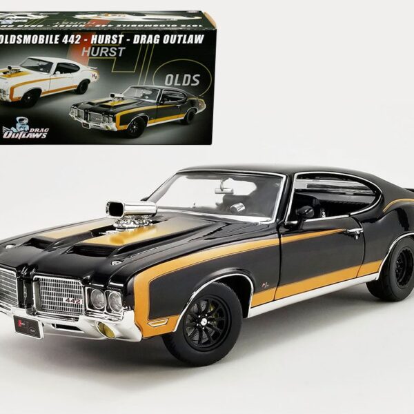 ACME 1:18 1972 Oldsmobile 442 – Hurst – Drag Outlaws (Black) Limited 1 of 636