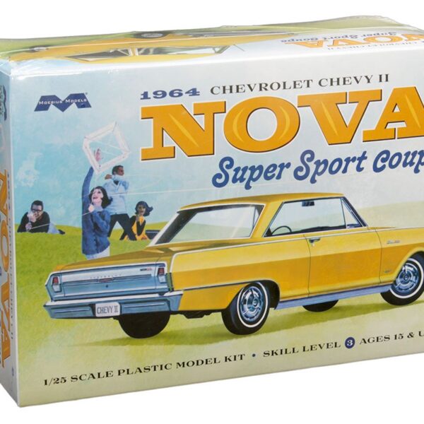 Moebius Models 1:25 1964 Chevrolet Chevy II Nova Super Sport Coupe