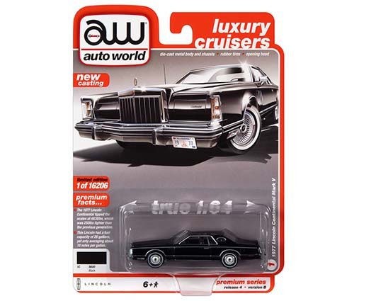 Auto World 1:64 Premium 2021 Release 4 – 1977 Lincoln Continental Coupe Mark V Solid Pack