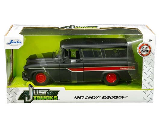 Jada 1:24 Just Trucks 1957 Chevrolet Suburban (Primer Black)