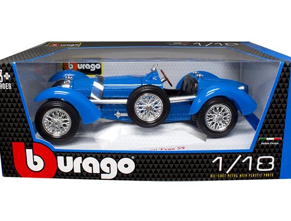 Bburago 1:18 1934 Bugatti Type 59 Blue