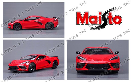 Maisto 1:18 2020 Chevrolet Corvette Stingray Coupe C8 – Special Edition