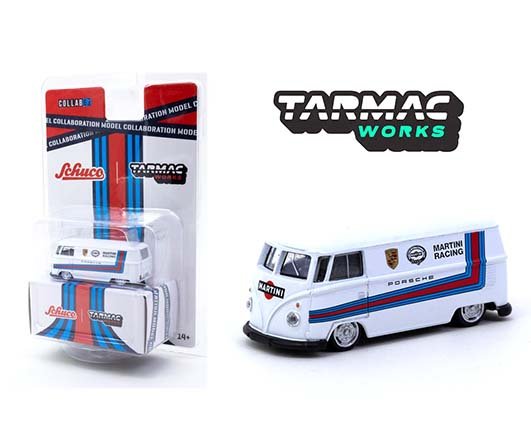 Tarmac Works x Schuco 1:64 Volkswagen T1 Panel Martini Racing
