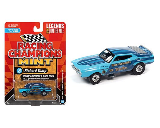 RC 1:64 Richard Tharp Harry Schmit’s BlueMax ’73 Ford Mustang