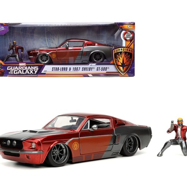 Jada 1:24 Star-Lord and 1967 Shelby GT500 – Marvel Guardians of the Galaxy – Hollywood Rides