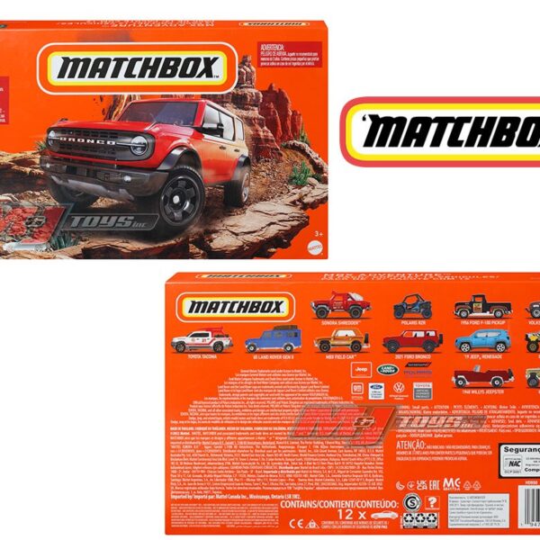 Matchbox 1:64 MBX Adventure 2022 12 Pack