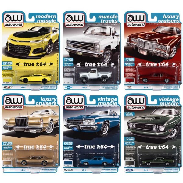 Auto World 1:64 Premium 2022 Release 1 B Assortment