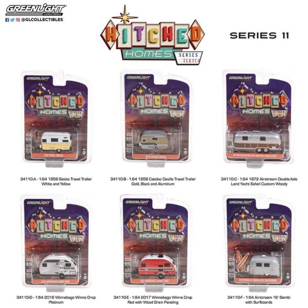 Greenlight 1:64 Hitched Homes Series 11 Assortment