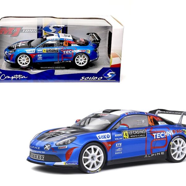 Solido 1:18 2021 Alpine A110 Rally Monte-Carlo