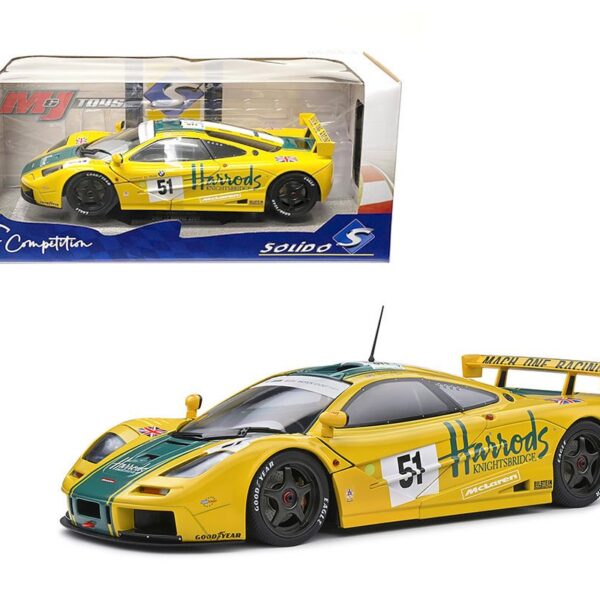 Solido 1:18 2019 1995 McLaren F1 GT-R Short Tail 24th LeMans #51