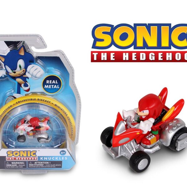 NKOK 1:64 Sonic The Hedgehog Knuckles RedDie-cast