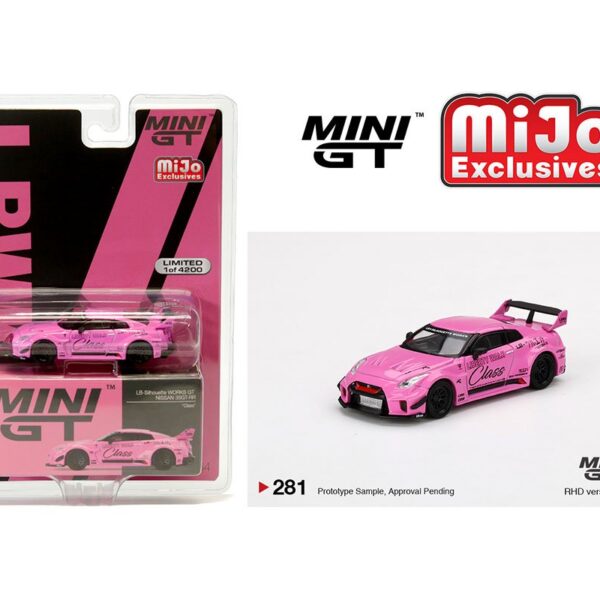 Mini GT 1:64 LB-Silhouette Works GT Nissan 35GT-RR “Class” (Pink) – MiJo Exclusives Limited 4200 Pieces