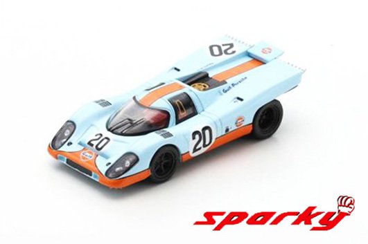 Spark Model 1:64 – Porsche 917 K No.20 24H Le Mans 1970 B. Redman – J. Siffert