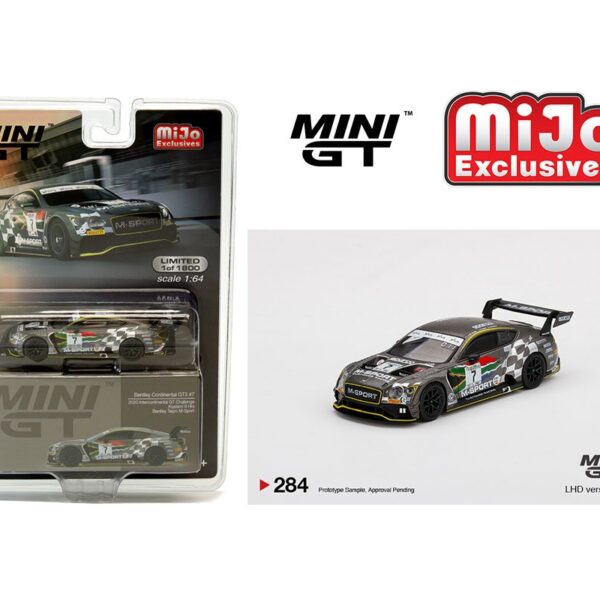 Mini GT 1:64 Bentley Continental GT3 #7 – 2020 Intercontinental GT Challenge – Kyalami 9hrs – Bentley Team M-Sport – MiJo Exclusives