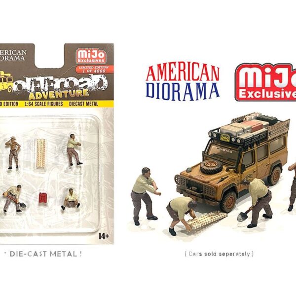 American Diorama 1:64 Off-Road Adventure Figure Set – MiJo Exclusives