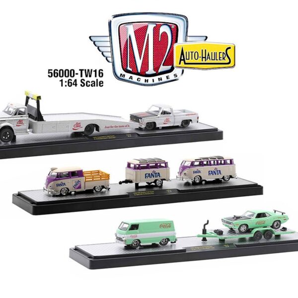 M2 Machines 1:64 Coca-Cola Auto-Haulers Release TW16