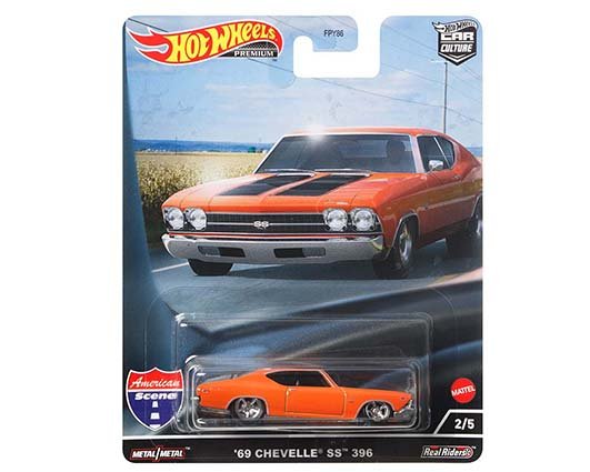 Hot Wheels 1:64 1969 Chevrolet Chevelle SS 396 – Car Culture 2022