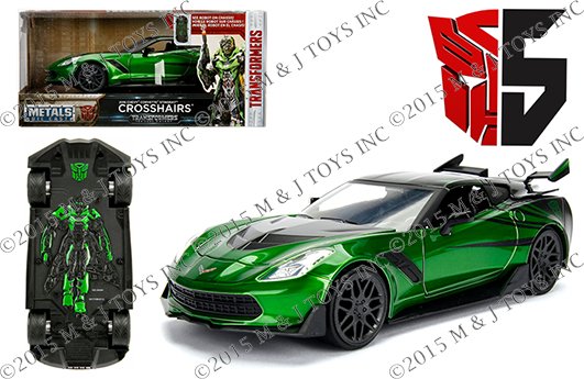 Jada 1:24 2016 Chevrolet Corvette Stingray – Crosshairs –  Transformers – Metals