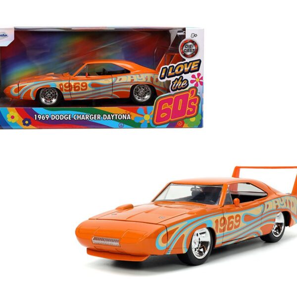Jada 1:24 I Love the 1960’s – 1969 Dodge Charger Daytona (Orange)