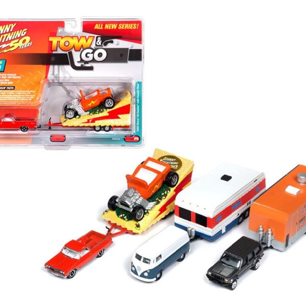 Johnny Lightning 1:64 Tow & Go 2019 Release 1 Version B Assortment