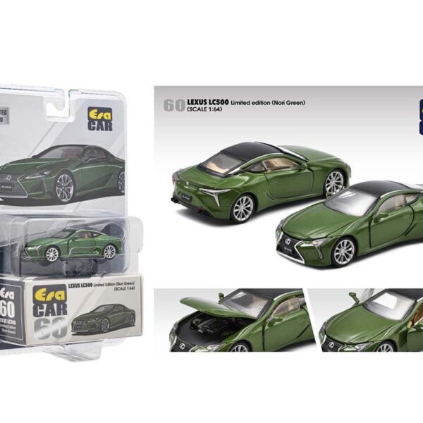 ERA Car 1:64 Mijo Exclusive Lexus LC500 Nori Green Pearl Limited 1,200 pcs