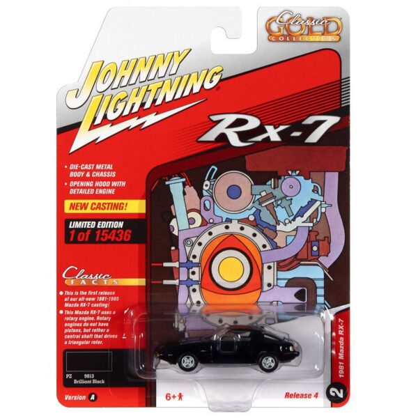 Johnny Lightning 1:64 Classic Gold 2021 Release 4 â€“  1981 Mazda RX-7