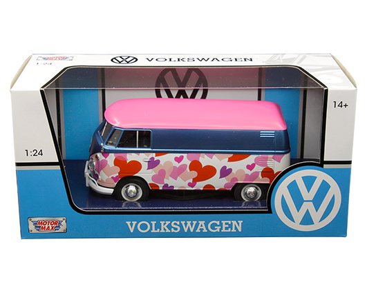 Motormax 1:24 1962 Volkswagen T1 Type 2 Delivery Van Love