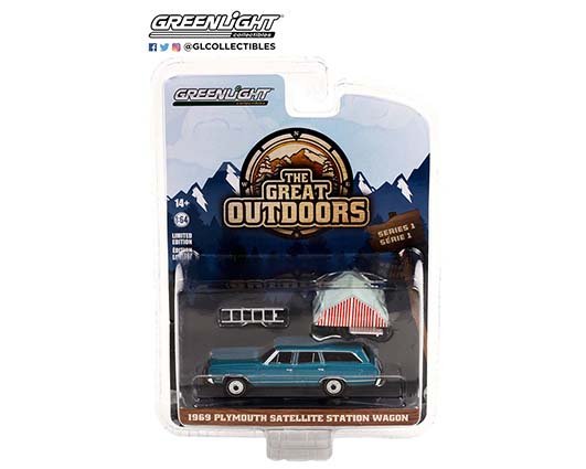 GL 1:64 The Great Outdoors Ser 1 Plymouth 1969 Wagon Tent