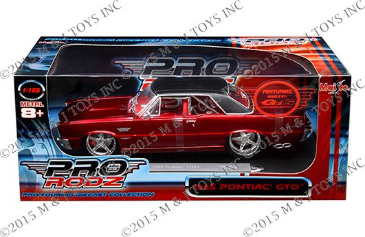 Maisto1:18 Pro-Rodz 1965 Pontiac GTO Custom Red