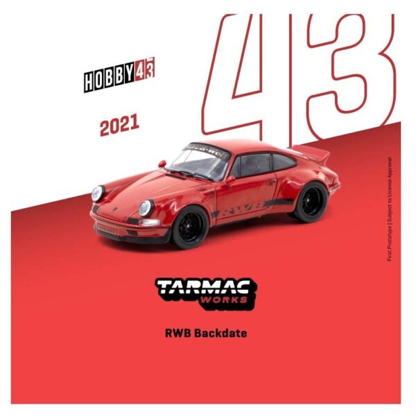 Tarmac Works 1:43 RWB Rauh-Welt Begriff Backdate Red