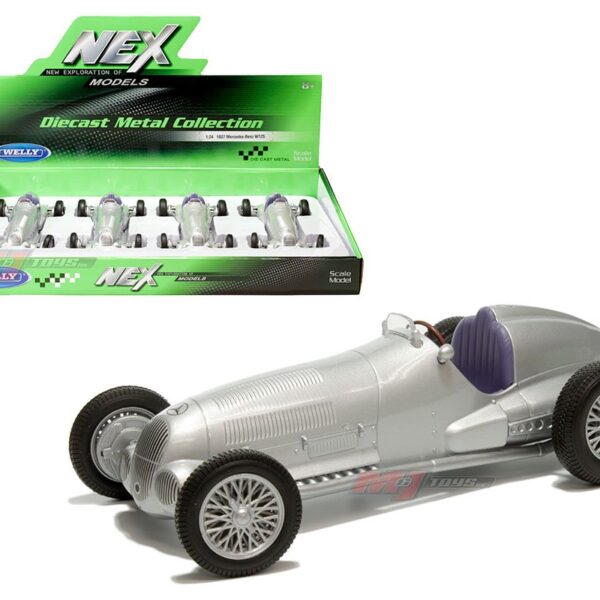Welly 1:24 1937 Mercedes-Benz W125 (Silver)