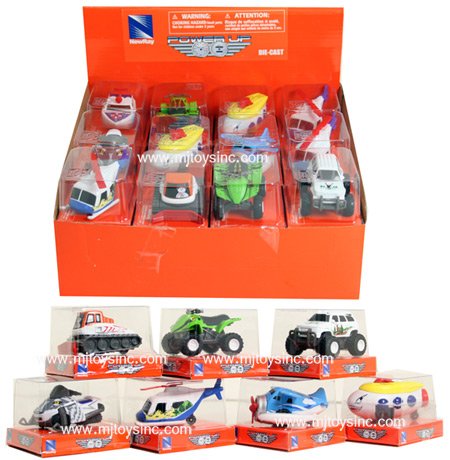 New Ray Mini 2.5″ Display Car-Copter-Motor-Ship