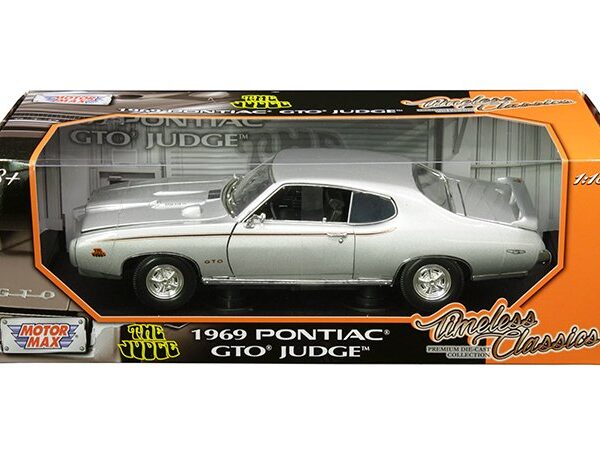 Motormax 1:18 Timeless Classics – 1969 Pontiac GTO Judge Silver