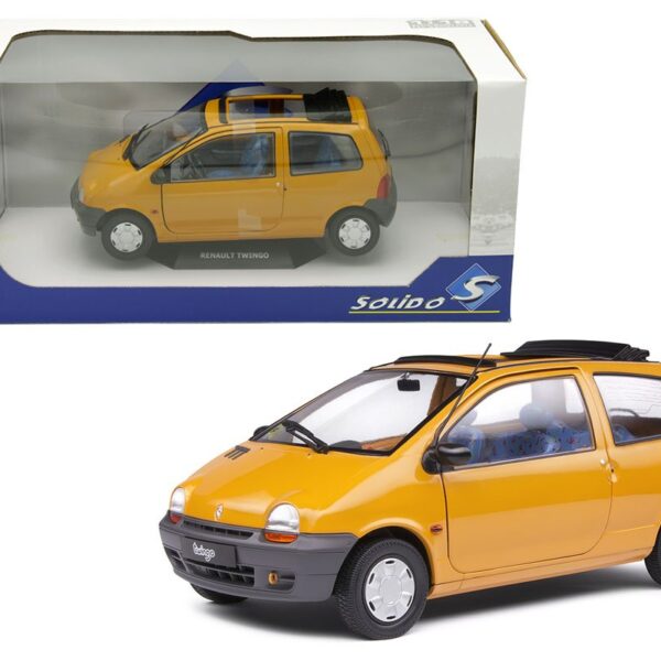 Solido 1:18 1993 Renault Twingo MK1 Open Air (Indian Yellow)