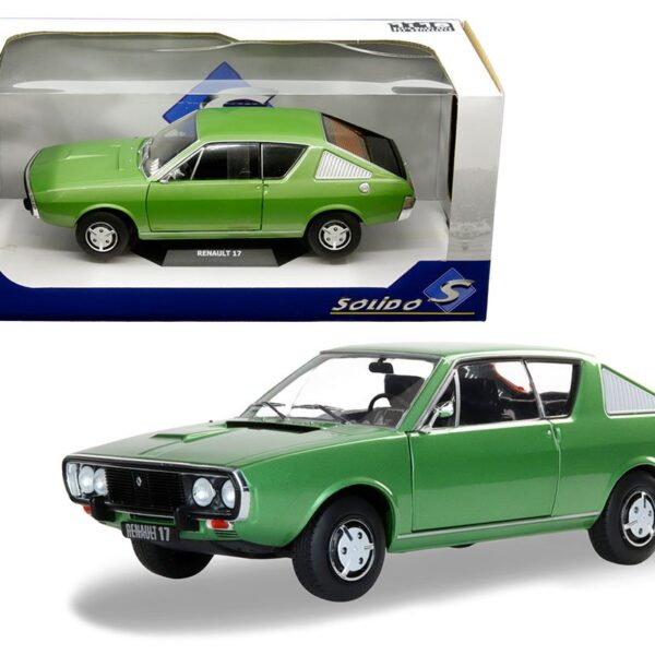 Solido 1:18 1976 Renault 17 MK1 (Vert Metal Vernis)