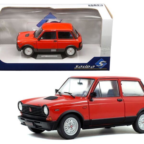 Solido 1:18 1980 Autobianchi A112 MK5 Abarth (Red)
