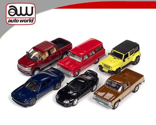 Auto World 1:64 Premium 2021 Release 3 Version A Assortment 6 Styles