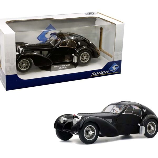 Solido 1:18 1937 Bugatti Atlantic Type 57SC Black